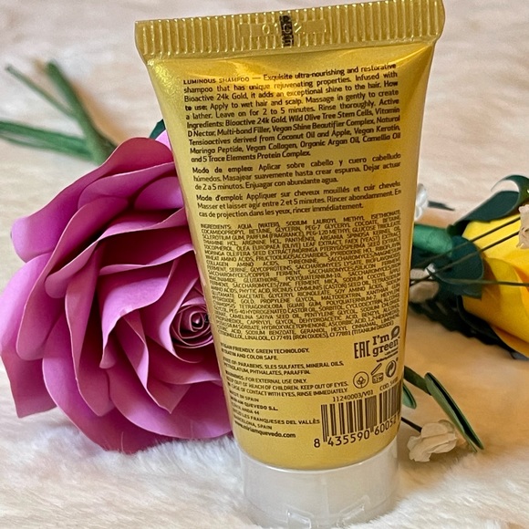 Miriam Quevedo Sublime Gold Luminous Shampoo, 1.7 oz Travel Size - Picture 3 of 6